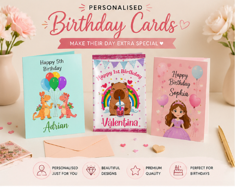 Personalised Birthday Cards