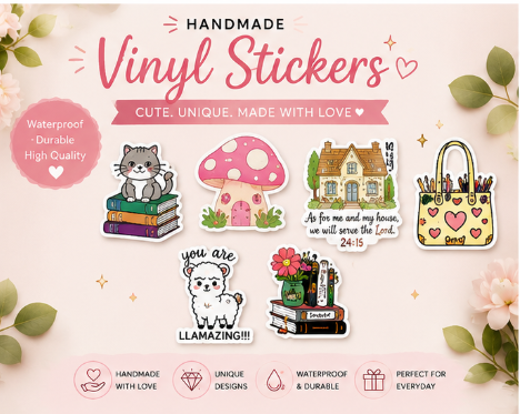 Vinyl Stickers handmade