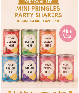 personalised pringles party shakers