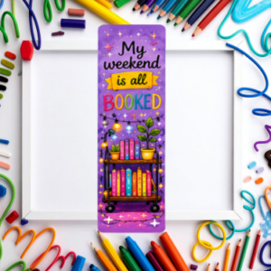 My Weekend Is All Booked Bookmark