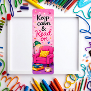 Keep Calm And Read On Bookmark