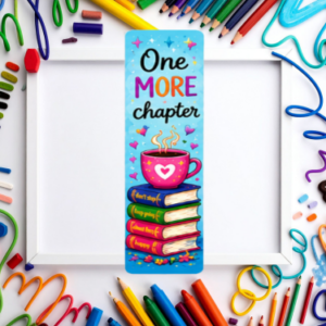One More Chapter Reading Bookmark