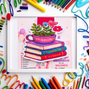 Book House Magnetic Bookmark | Fantasy Reading Gift for Book Lovers
